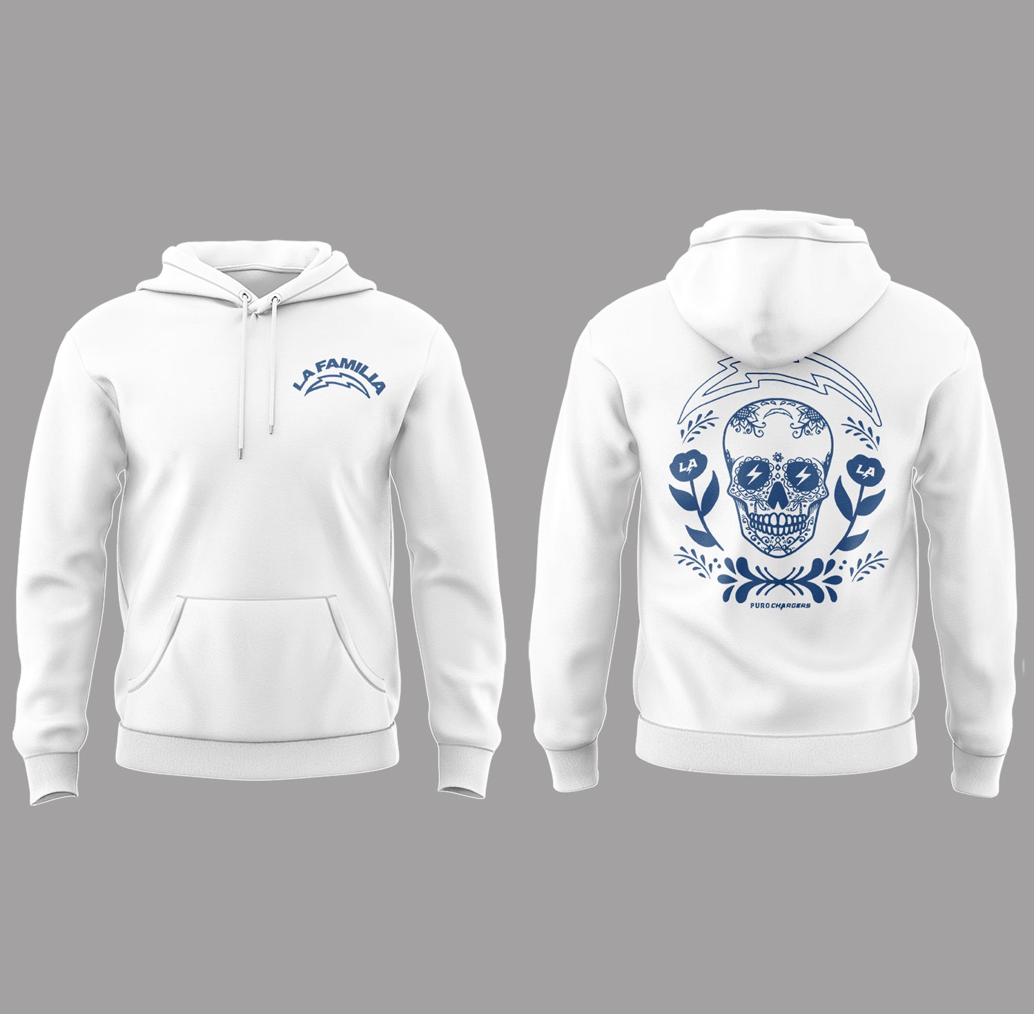 Limited Edition Chargers Bolt Up Hoodie-PA073125006