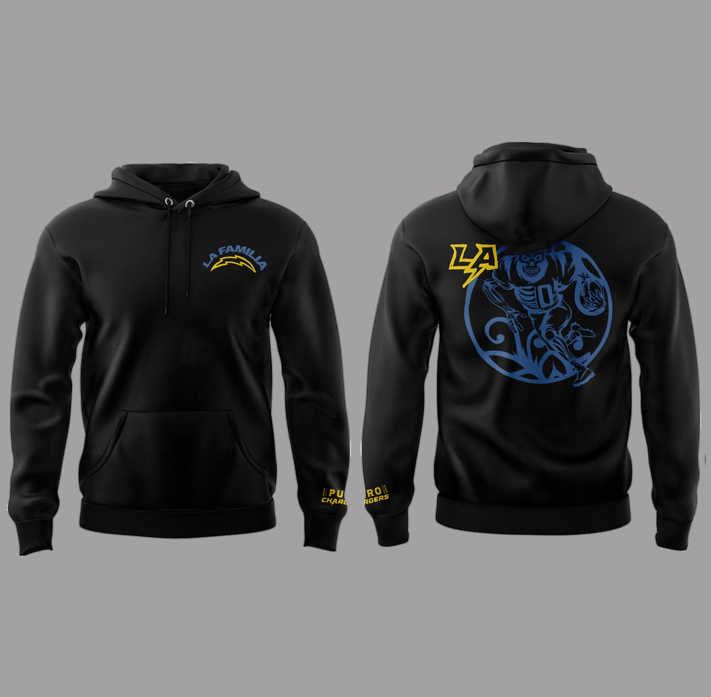 Limited Edition Chargers Bolt Up Hoodie-PA073125012
