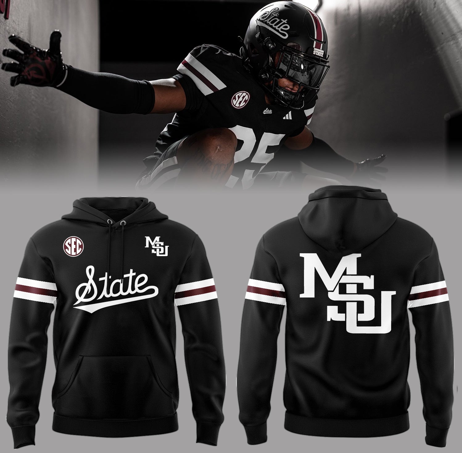 Limited Edition Mississippi State Football Hoodie