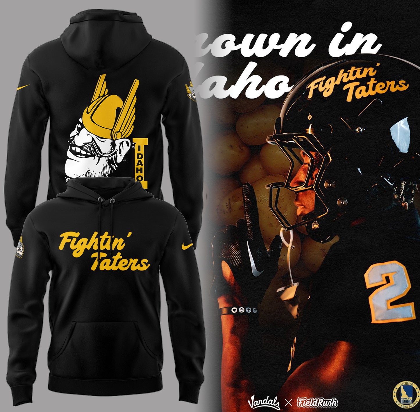 Limited Edition Fightin’ Taters Hoodie