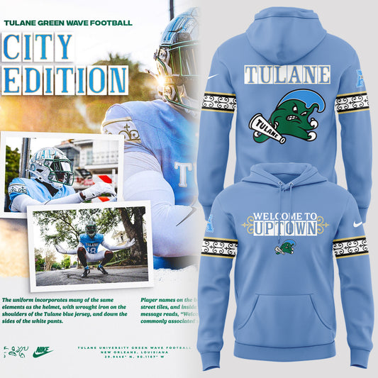 Limited Edition Tulane Football City Edition #UptownFootball Hoodie-PA102225001