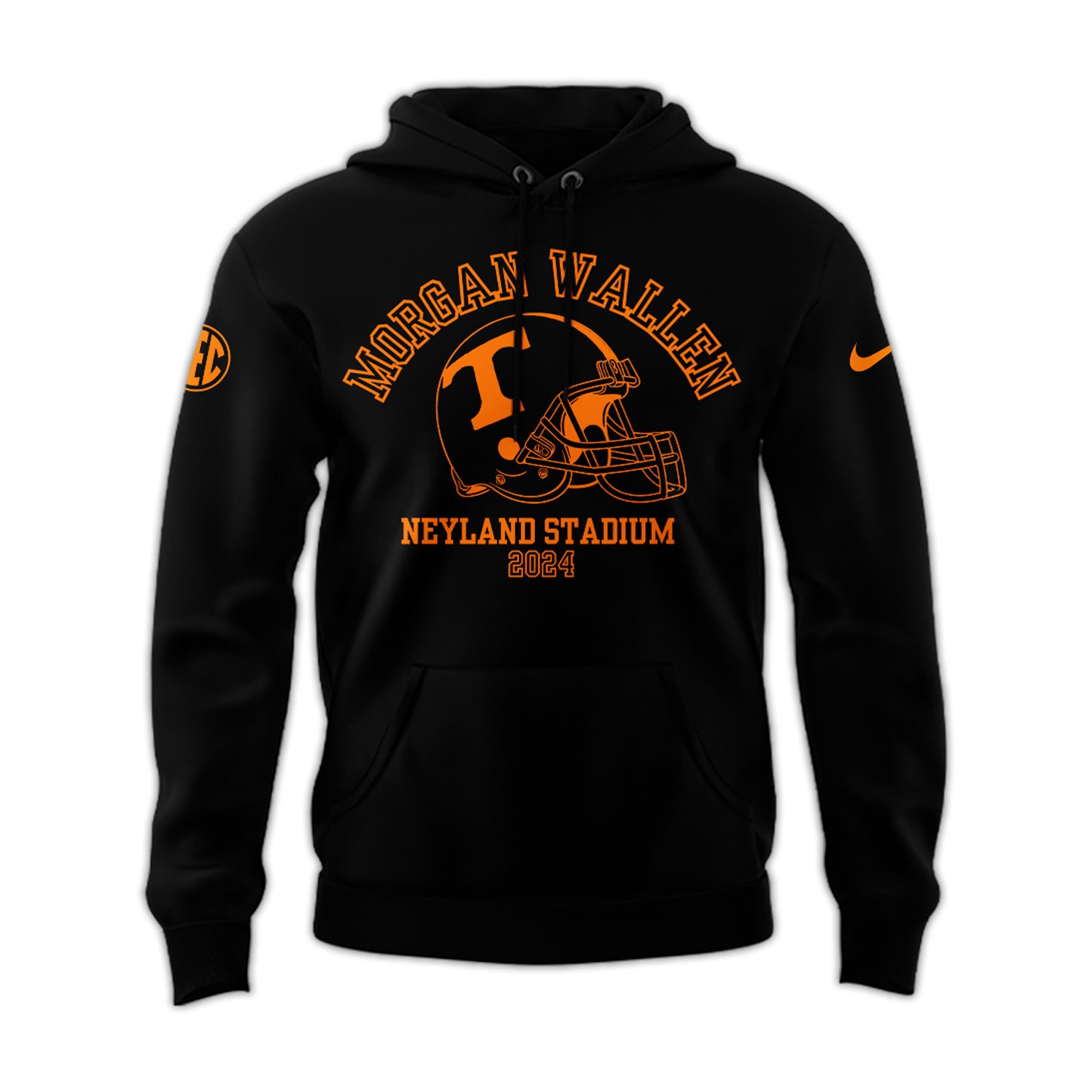 Tennessee Volunteers NCAA 2024 Nike Limited Tennessee x Morgan Wallen Black Hoodie-PU092324364