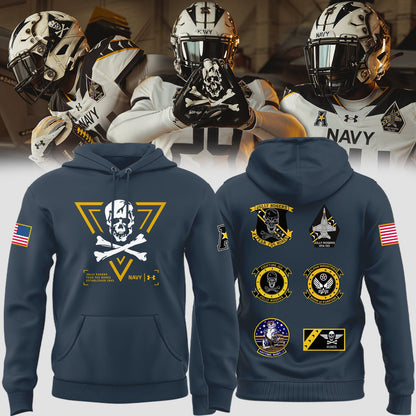 Special New Jolly Rogers Navy FB Hoodie