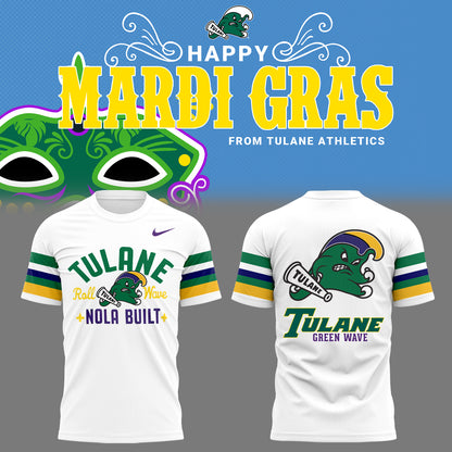 Tulane Baseball 2025 Limited Edition​ "Mardi Gras 2025" T-Shirt-PU25021612