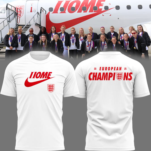 Limited Edition ENGLAND Soccer NK Home Lionesses 2025 TShirt