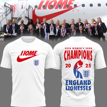 Limited Edition ENGLAND Soccer NK Home Lionesses 2025 TShirt