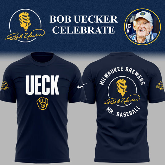 Limited Edition Brewers Baseball Honoring Mr. Baseball Bob Uecker Hoodie
