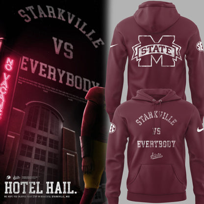 Limited Edition Mississippi State Football "Starkville vs Everybody" Hoodie