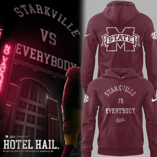 Limited Edition Mississippi State Football "Starkville vs Everybody" Hoodie