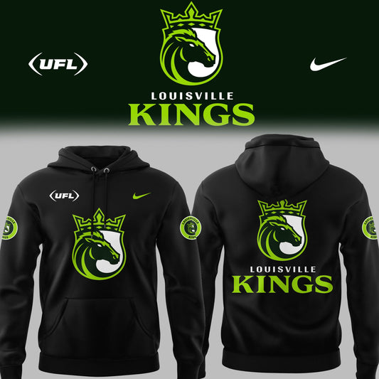 Limited Edition Louisville Kings Football Black Hoodie