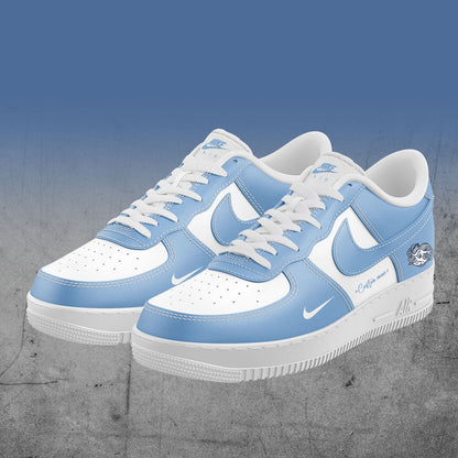 Limited Edition UNC Basketball Custom Name For Fans Shoes
