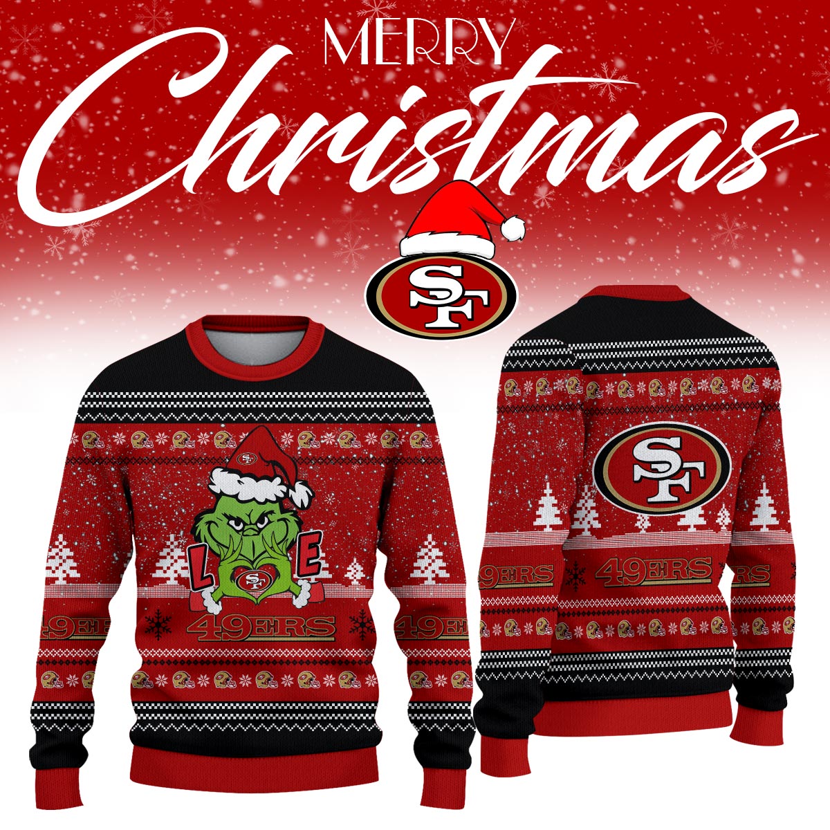 _San Francisco 49ers Limited Ugly Christmas Sweaters