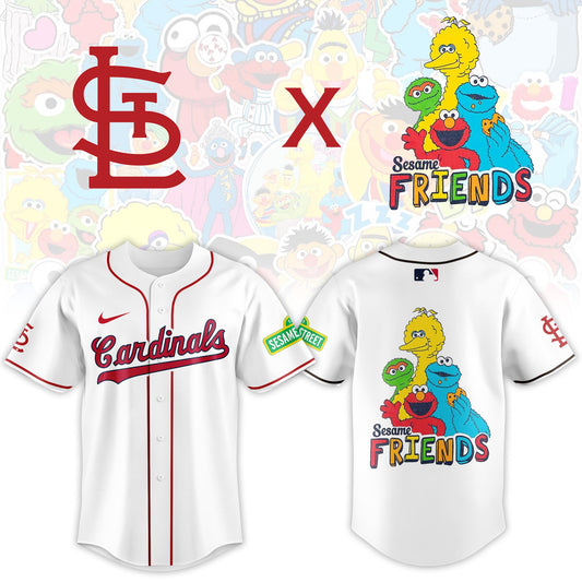 .St.Louis Cardinals 2025 Sesame Street Night Limited Jersey