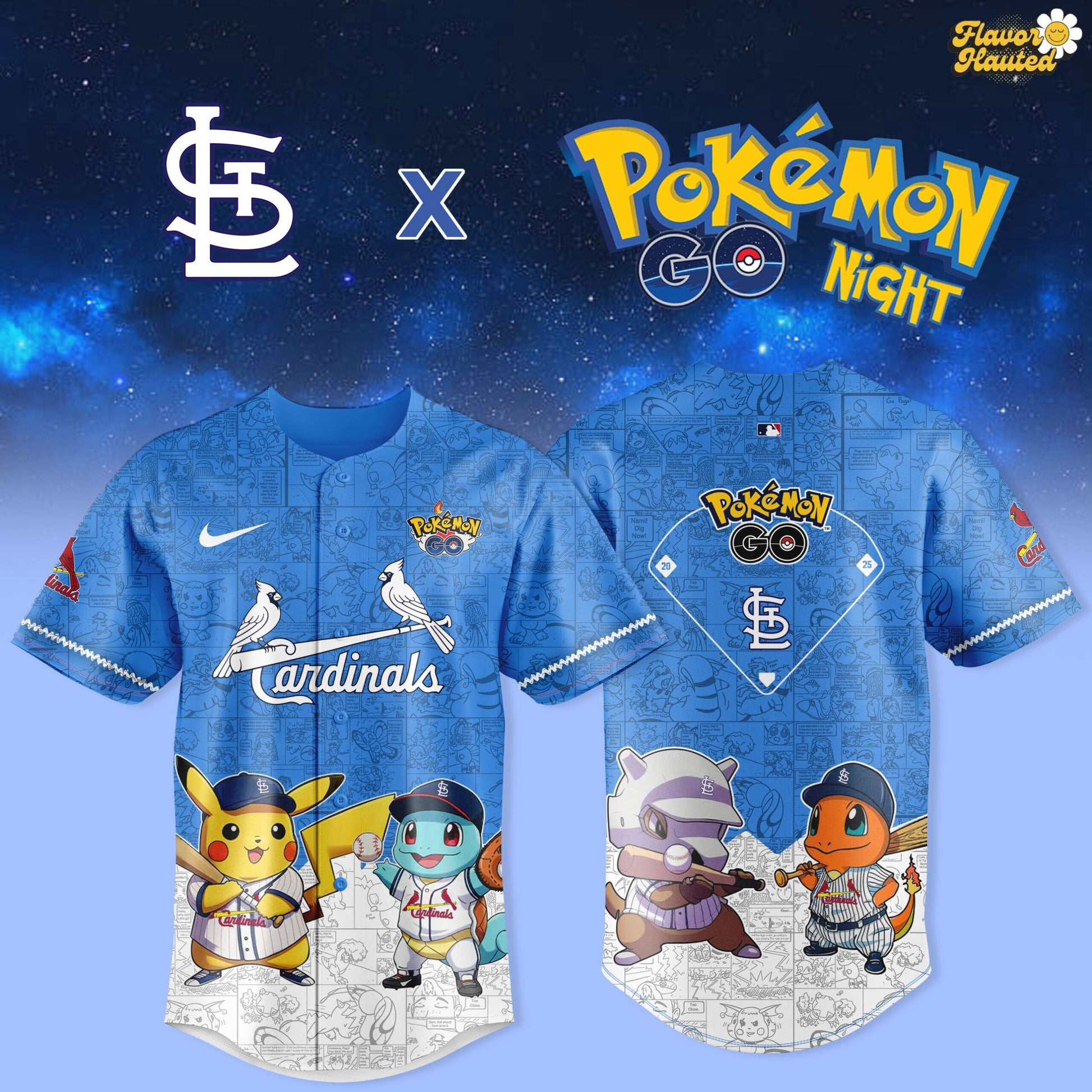 St.Louis Cardinals 2025 Pokémon GO Night Limited Jersey