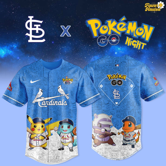 St.Louis Cardinals 2025 Pokémon GO Night Limited Jersey