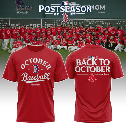 BOS – Back to October Postseason 2025 T-shirt