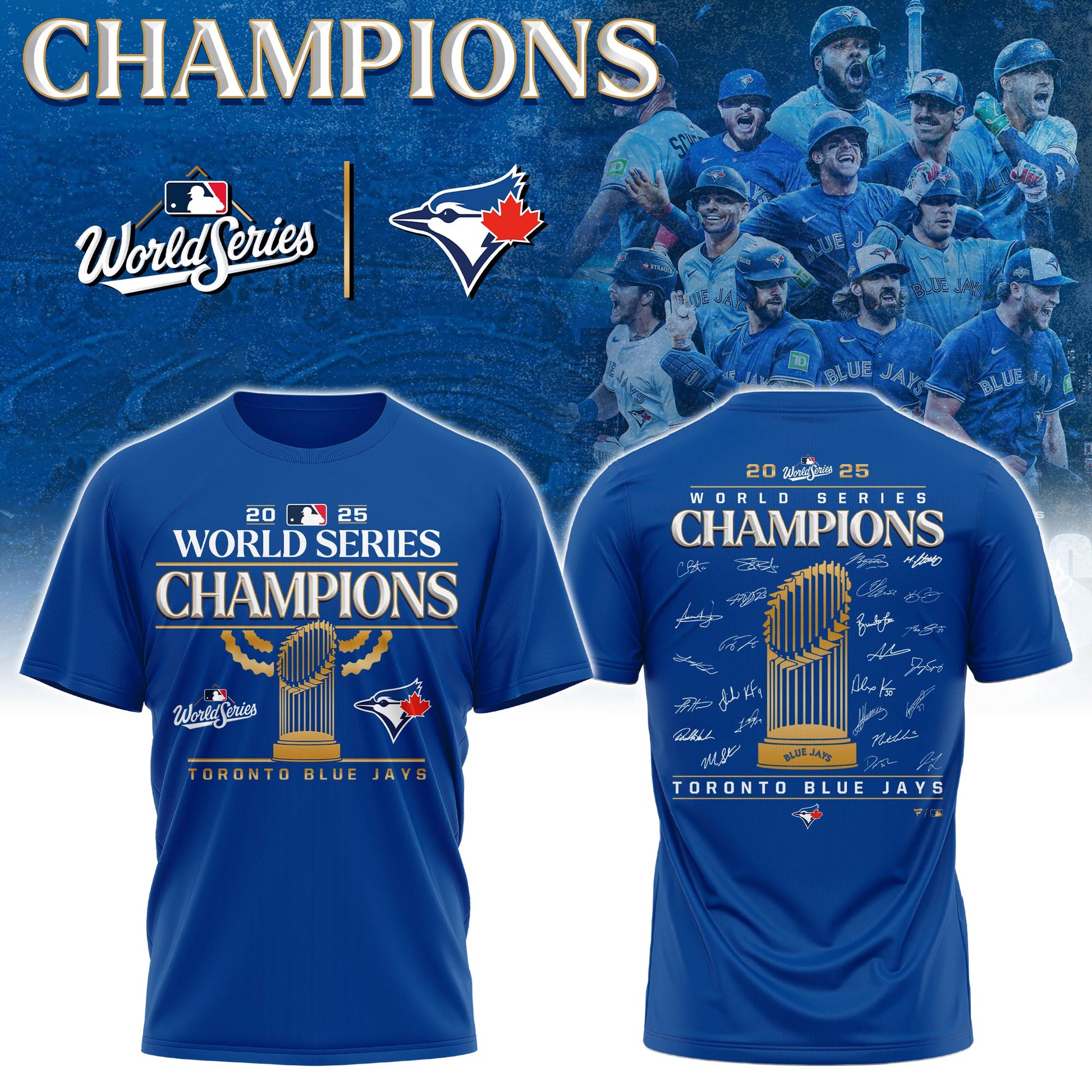 _TBJ x WORLD SERIES CHAMPIONS Limited Edition Tshirt 2025 V3