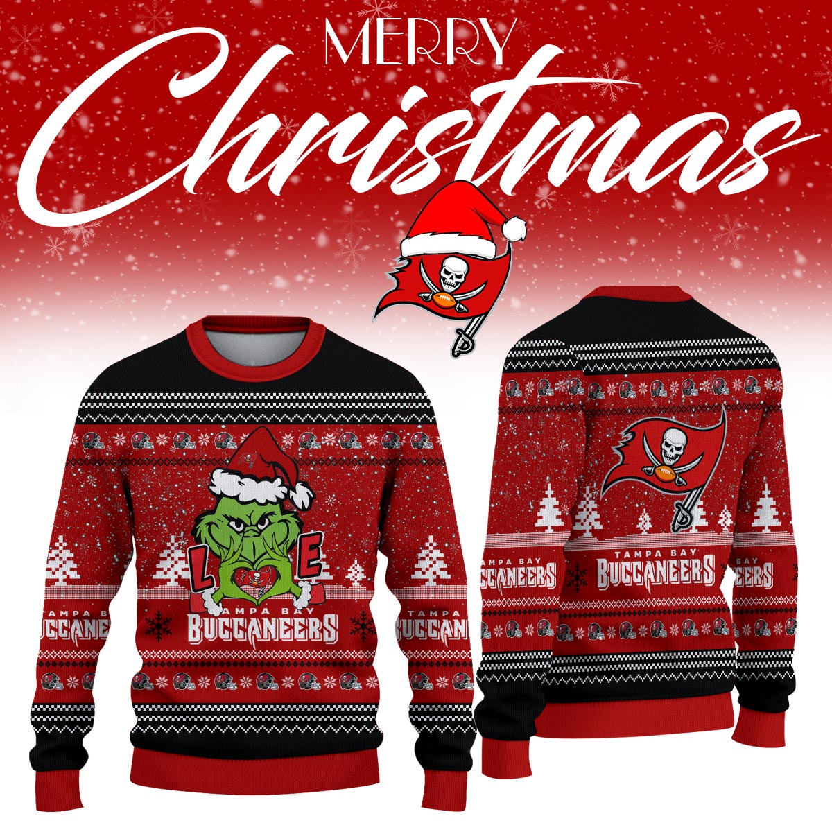 _Tampa Bay Buccaneers Limited Ugly Christmas Sweaters