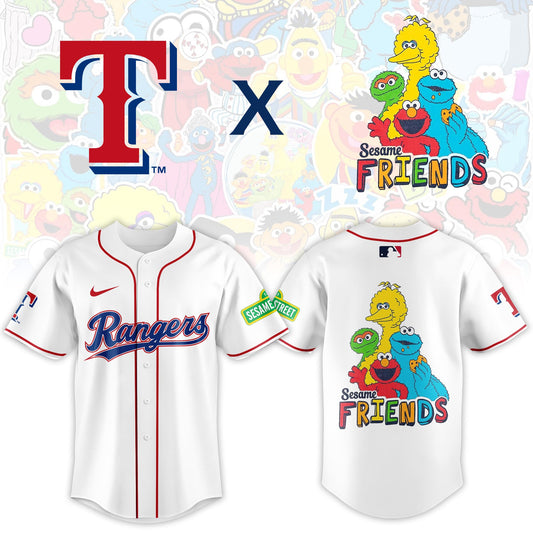 .Texas Rangers 2025 Sesame Street Night Limited Jersey