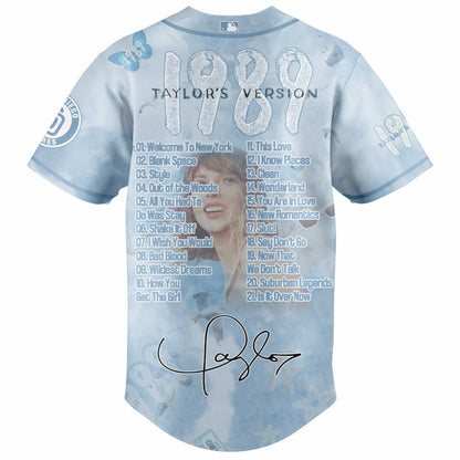 SD 1989 Sky Blue Baseball Jersey