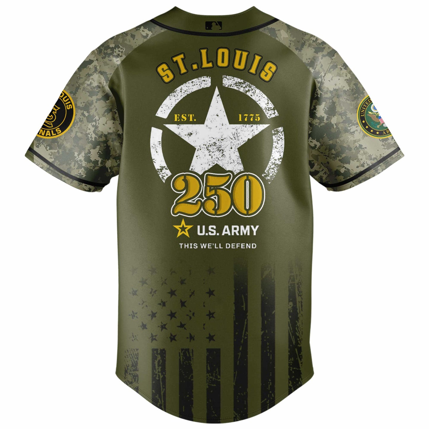 St.Louis Cardinals MLB x 250 U.S. ARMY Jersey 03