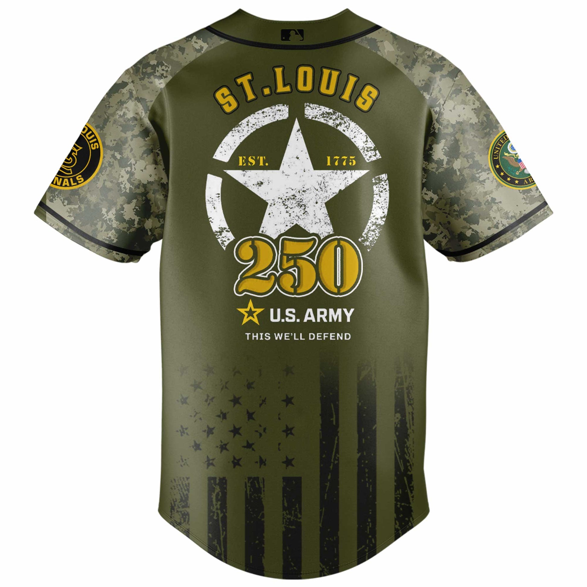 St.Louis Cardinals MLB x 250 U.S. ARMY Jersey 03