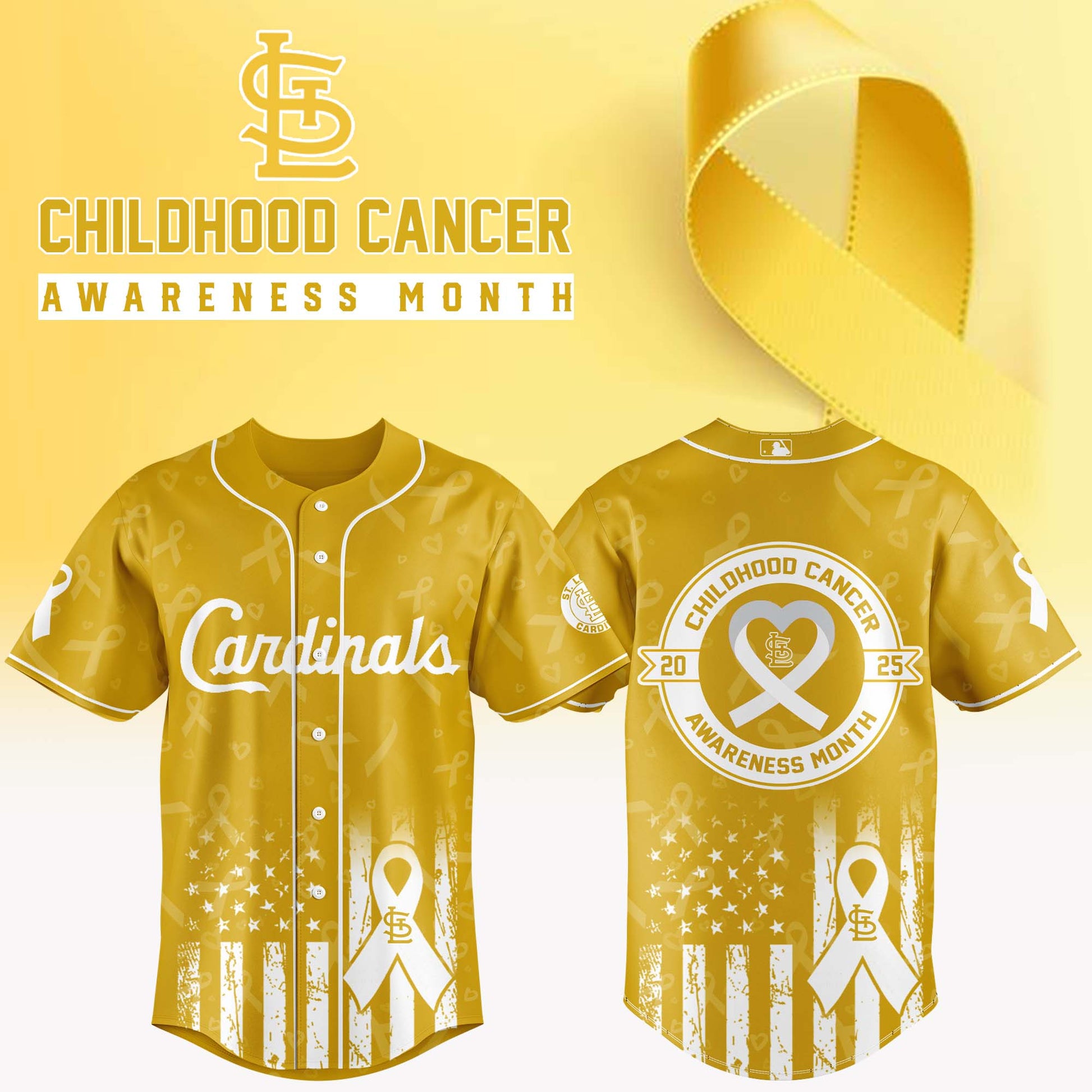 St.Louis Cardinals x Childhood Cancer Awareness Month 2025 Jersey Editions Limited
