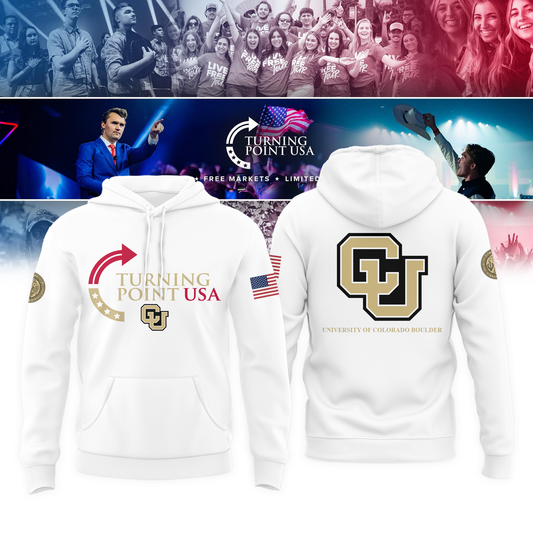 University of Colorado Boulder x Turning Point USA 2025 Hoodie