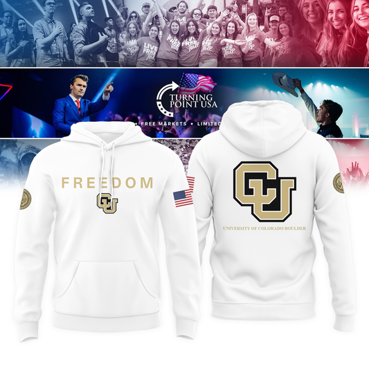 University of Colorado Boulder x Turning Point USA 2025 Hoodie