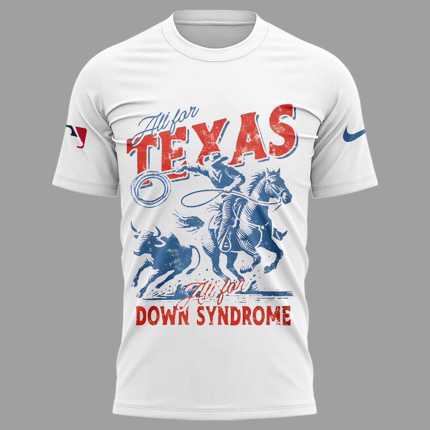 Texas Rangers Foundation on Down syndrome Awareness Day T-Shirt 2025