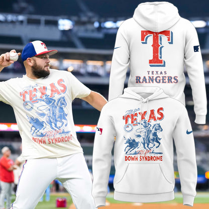 Texas Rangers Foundation on Down syndrome Awareness Day Hoodie 2025