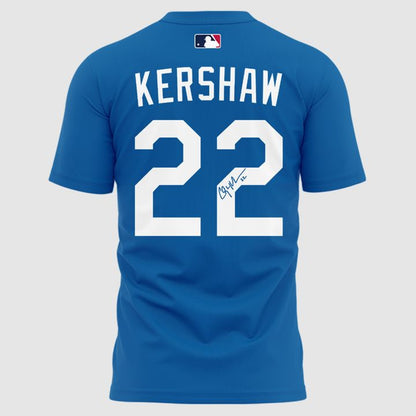 2025 limited edition t-shirt of the Los Angeles Dodgers for Clayton Kershaw fans