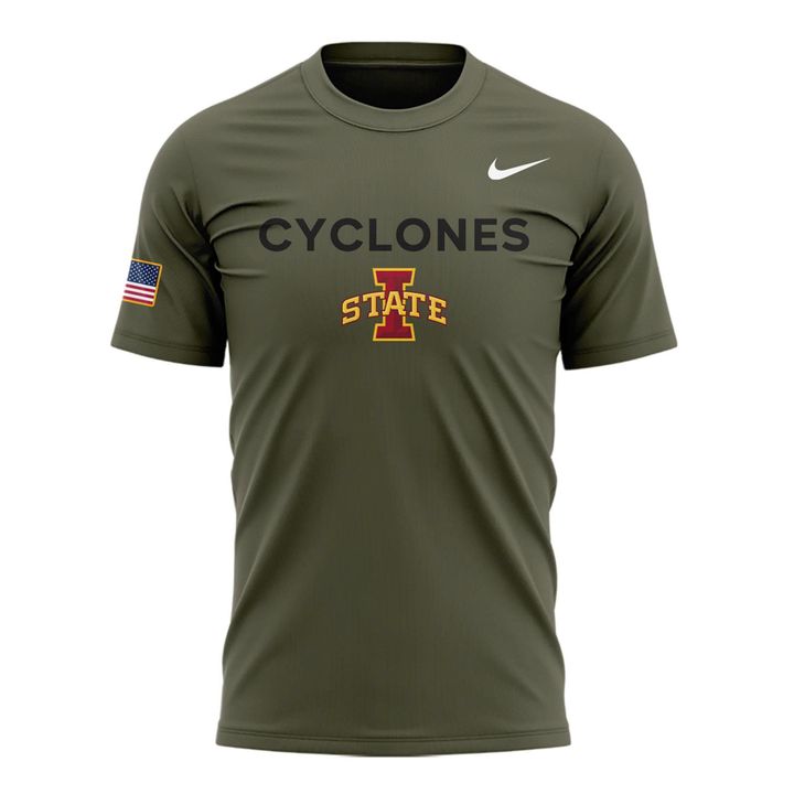 Limited edition Veterans Day t-shirt from the Iowa State Wrestling