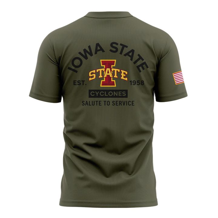 Limited edition Veterans Day t-shirt from the Iowa State Wrestling