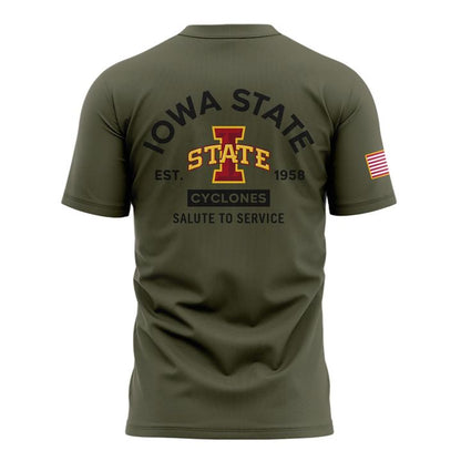 Limited edition Veterans Day t-shirt from the Iowa State Wrestling