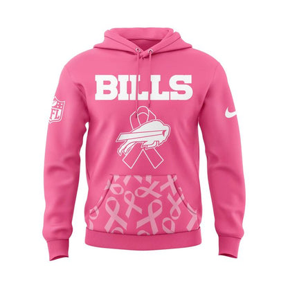Buffalo Bills '' OCTOBER BREAST CANCER AWARENESS MONTH '' Hoodie
