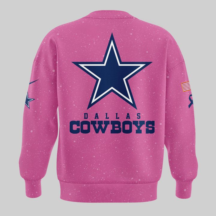Limited Edition Dallas Cowboys Breast Cancer Awareness Pink Sweat 2025