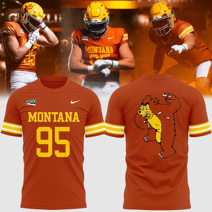 Limited Edition t-shirt Montana Griz Football for fans.