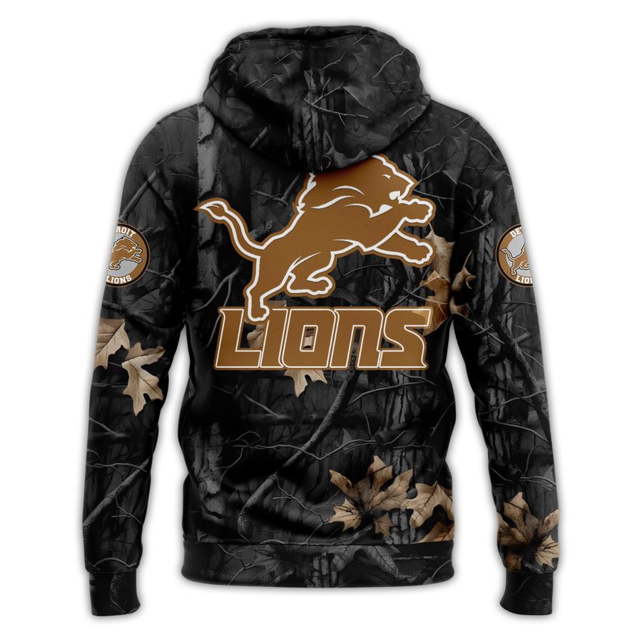 Detroit Lions New Camo 2025-2026 Hoodie