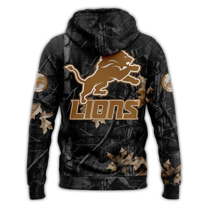 Detroit Lions New Camo 2025-2026 Hoodie