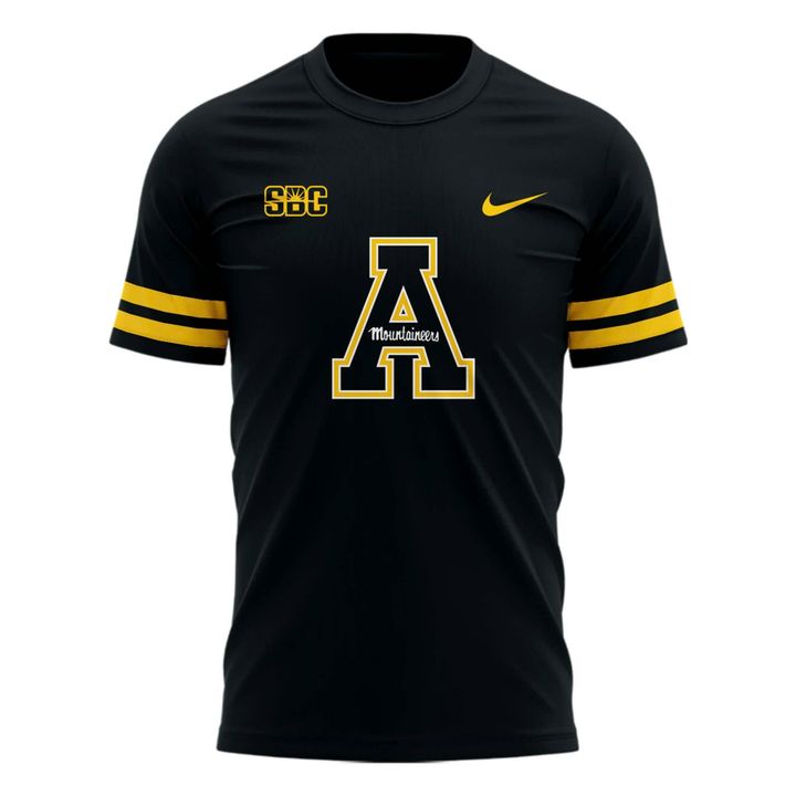 Special Appalachian State Mountaineers Wordmark Logo Uniform Tshirt