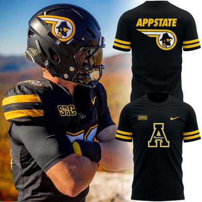 Special Appalachian State Mountaineers Wordmark Logo Uniform Tshirt