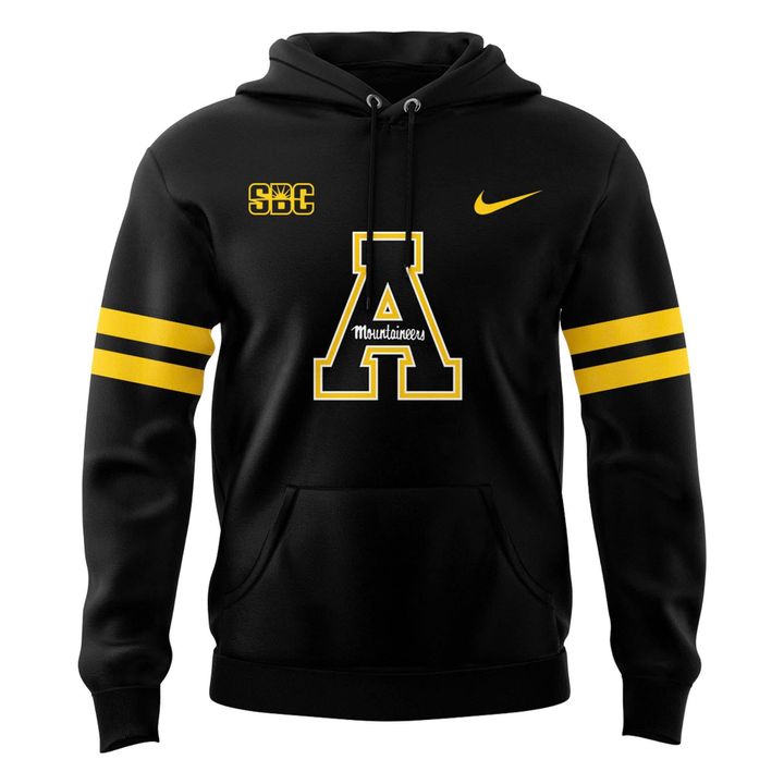 Special Appalachian State Mountaineers Wordmark Logo Uniform Hoodie