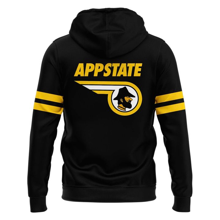 Special Appalachian State Mountaineers Wordmark Logo Uniform Hoodie