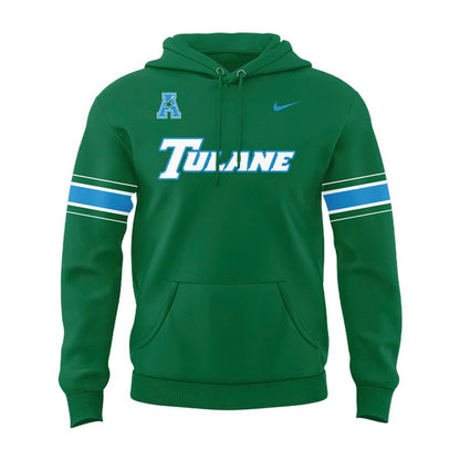 Special Tulane Green Wave Wordmark Logo Uniform Hoodie