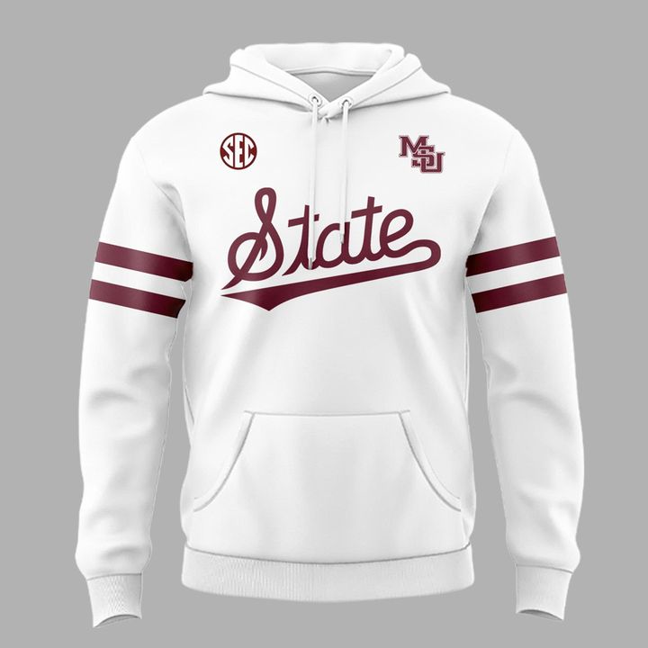 Special Mississippi State Bulldogs Wordmark Logo Uniform Hoodie