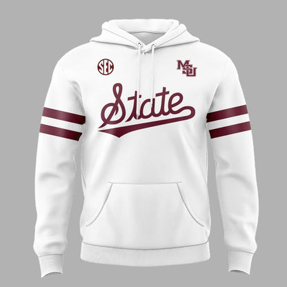 Special Mississippi State Bulldogs Wordmark Logo Uniform Hoodie