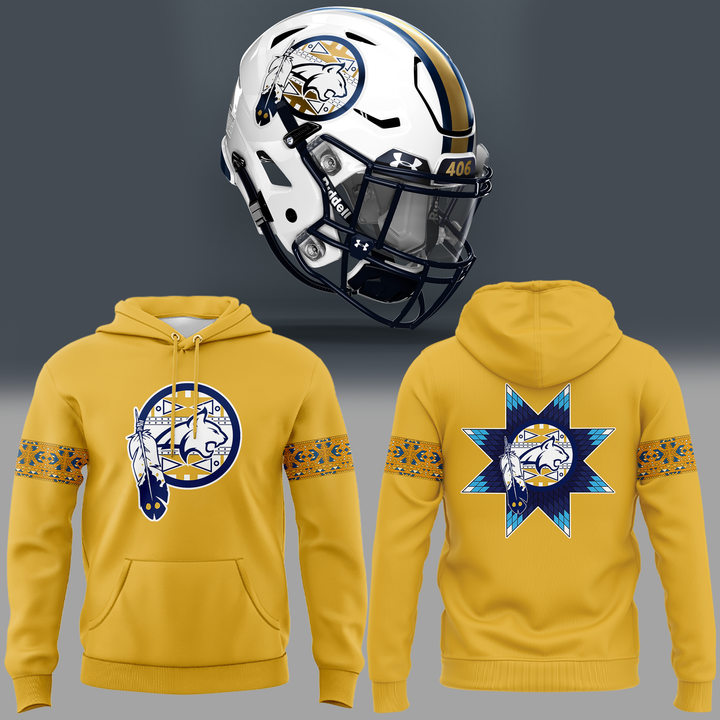 2 Montana State Football Native American Heritage Month Hoodie