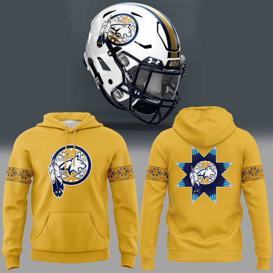 2 Montana State Football Native American Heritage Month Hoodie
