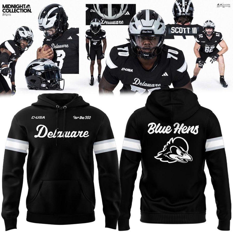 2025 "Delaware Football" Uniform Hoodie - Limited Edition